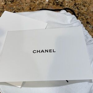 Rare authentic brand new Chanel envelope with empty card with Chanel logo inside